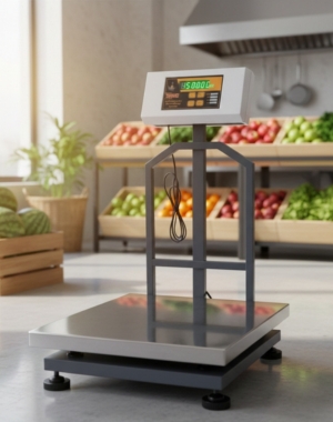 200kg Platform Weighing Machine – Industrial Model SS Pan